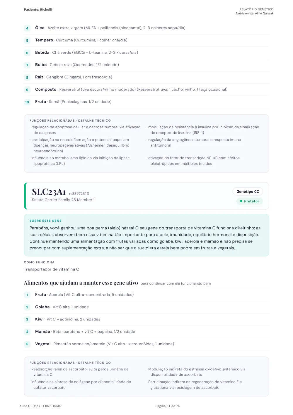 Página 51 do Manual de Instruções genético de modelo